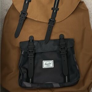 Herschel Supply Company Tan and Black Backpack